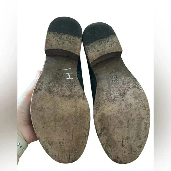 Tory Burch Riley Mid Buckle Boot Dark Green Size 7 (00760) - Picture 12 of 16